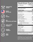 Nutrition label
