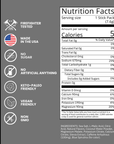 Nutrition label