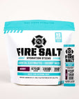 A package of Fire Salt hydration sticks