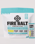 A package of Fire Salt hydration sticks -