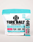 A package of Fire Salt hydration sticks