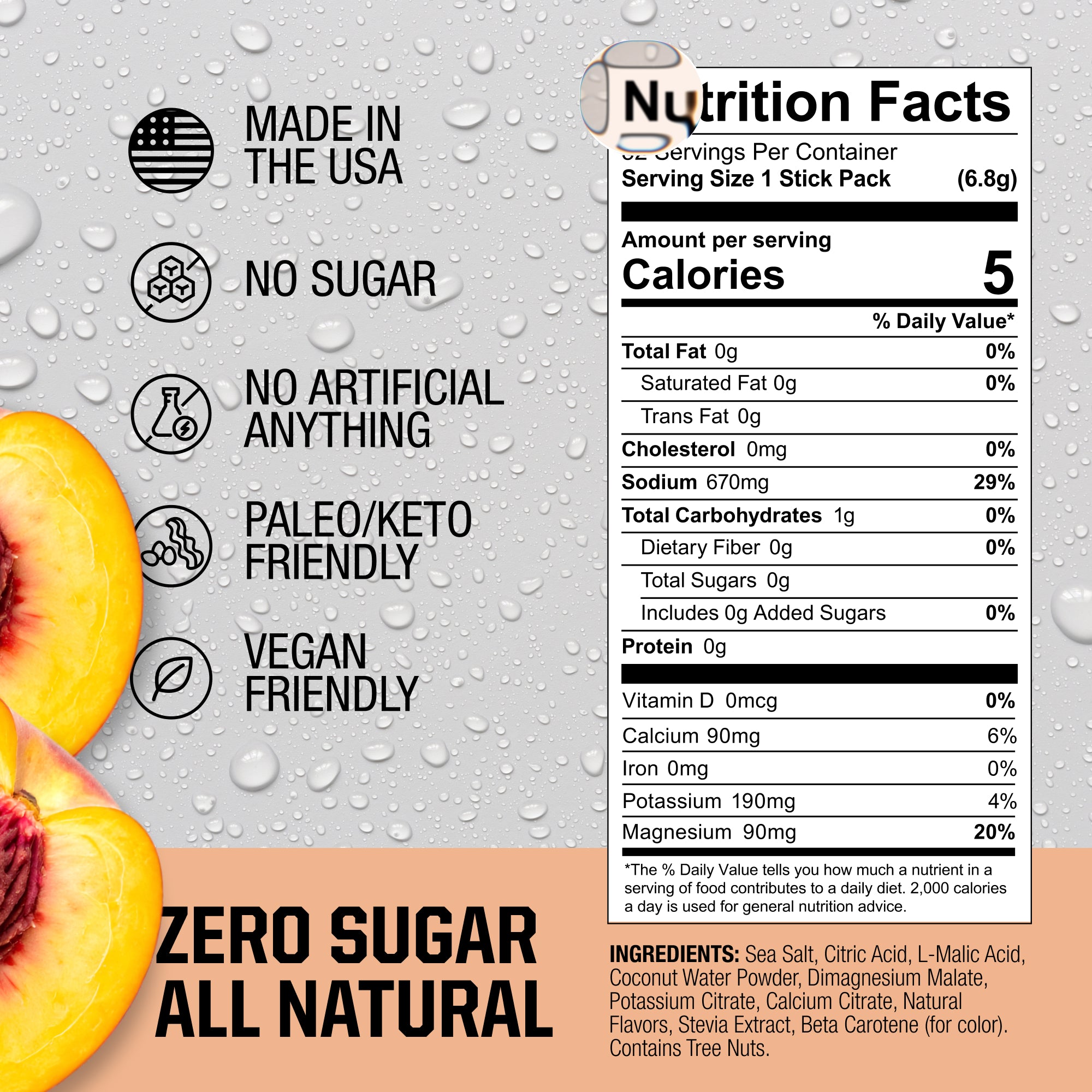 Nutrition label
